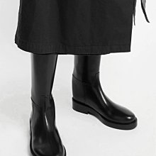 ann馬丁靴女英倫風2023新款百搭黑色系帶粗跟短靴ins機車靴潮 歷史價格詳細信息