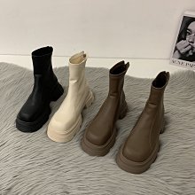 2022秋冬季新款加絨白色公主長筒靴學生日系圓頭低跟平底鞋女 歷史價格詳細信息