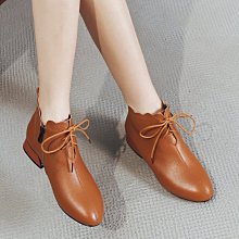 冬天真皮馬丁靴加絨女短靴媽媽棉鞋中筒靴平底英倫風女靴 歷史價格詳細信息