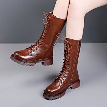 真皮馬丁靴女中筒靴加絨平底短靴冬季2023新款羊毛棉鞋英倫風女靴 歷史價格詳細信息