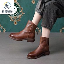熱銷真皮馬丁靴特價款 馬丁靴女厚底馬丁靴秋季百搭女 2023新款時尚短靴英倫風靴子-雅閣精品雅閣精品 歷史價格詳細信息