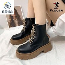 復古馬丁靴女2023新款英倫磨砂小個子厚底真皮側拉鍊工裝短靴秋冬 歷史價格詳細信息