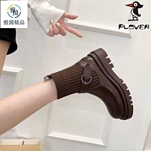 短靴女 馬丁靴女 英倫風馬丁靴女2020新款秋冬短靴短筒靴子機車百搭女學生加絨單靴 歷史價格詳細信息