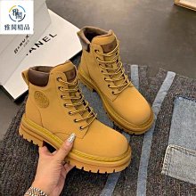 馬丁靴女夏秋季2023新款英倫風復古大黃靴機車工裝西部牛仔短靴子 歷史價格詳細信息