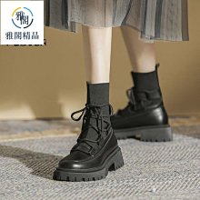 黑色馬丁靴女2023年夏季薄款復古英倫風甜酷機車潮ins春秋單靴子 歷史價格詳細信息