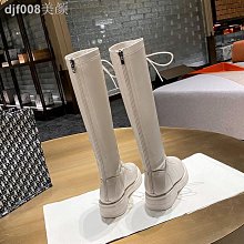 不過膝女靴白色靴子女西部高筒騎士靴顯瘦靴異形跟粗跟牛仔靴長靴 歷史價格詳細信息