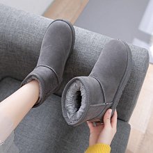 雪地鞋 女靴子 秋冬季 保暖 短筒 兔毛 牛皮 牛筋底a1178508057 歷史價格詳細信息