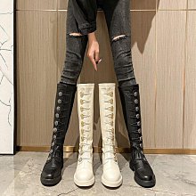 高跟高筒騎士靴子女過膝長筒靴真皮厚底英倫風粗跟顯瘦瘦馬丁靴潮現貨 正品 促銷 歷史價格詳細信息