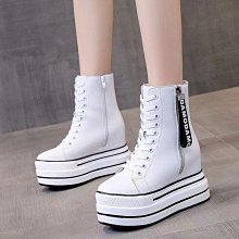 小白鞋女厚底內增高2023厚底休閒帆布鞋一腳蹬懶人包頭拖鞋 歷史價格詳細信息