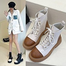 英倫風馬丁靴女款2024新款秋冬短靴復古兩穿中筒靴子厚底時尚女靴 歷史價格詳細信息