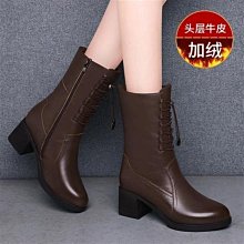 短靴女 中筒靴 真皮短靴女春秋薄款2021年新款春秋英倫風馬丁靴單靴系帶白色靴子 歷史價格詳細信息