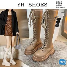 長筒靴女 長靴 韓傾傾西部牛仔靴子女長靴秋棕色粗跟尖頭復古英倫風高筒騎士靴女 歷史價格詳細信息