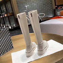 不過膝女靴白色靴子女西部高筒騎士靴顯瘦靴異形跟粗跟牛仔靴長靴 歷史價格詳細信息