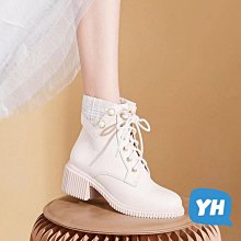 小香風短靴女 2021秋冬新款 韓版高跟女靴 百搭 洋氣 馬丁靴 粗跟單靴子 馬汀靴 馬丁鞋 女士短靴 短筒靴子（滿599元免運） 歷史價格詳細信息