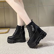 2021新款增高休閒皮男馬丁 厚底耐磨工裝 戶外運動休閒 登山 軟底 防滑 防水 廚師 工作 歷史價格詳細信息