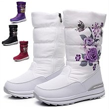 雪地鞋 女靴子 秋冬季 保暖 短筒 兔毛 牛皮 牛筋底a1178508057 歷史價格詳細信息