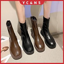 ins靴子女西部牛仔靴中跟不過膝長靴復古高筒靴粗跟v口騎士靴 歷史價格詳細信息