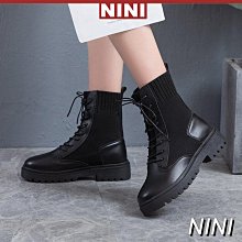 35-40 馬丁靴大尺碼 短筒靴 厚底靴 皮面休閒高幫鞋女 2022秋季新款爆款厚底增高小白鞋韓版百搭（滿599元免運） 歷史價格詳細信息