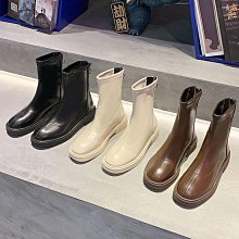 馬丁靴女新款秋冬季英倫風顯腳小中筒靴子時尚潮流短靴加絨棉鞋子 歷史價格詳細信息