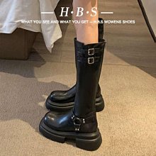 厚底不過膝長靴女小個子胖mm粗腿大筒圍彈力騎士靴長筒靴棕色大碼 歷史價格詳細信息
