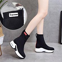 品牌高筒鞋女厚底棉鞋2023新款韓版百搭真皮加絨運動休閒板鞋女冬 歷史價格詳細信息