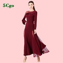 5Cgo【鴿樓】摩登舞裙新款連衣裙長袖華爾滋國標舞飄袖表演服比賽練習舞裙大擺鑲鑽團體表演定制t630759801238 歷史價格詳細信息