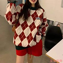 聖誕毛衣 聖誕衣服 紅毛衣 醜毛衣 針織毛衣女 冬季聖誕韓版日系學院風可愛減齡寬鬆花朵刺繡長袖毛衣小外套女 歷史價格詳細信息