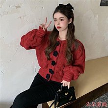 聖誕毛衣 聖誕衣服 紅毛衣 醜毛衣 針織毛衣女 冬季聖誕韓版日系學院風可愛減齡寬鬆花朵刺繡長袖毛衣小外套女 歷史價格詳細信息