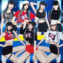 新款女童爵士舞套裝表演服兒童街舞服裝表演服少兒嘻哈國潮秋季舞蹈服  滿599免運 歷史價格詳細信息