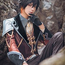 原神cos服鐘離岩王帝君鐘離cosplay遊戲動漫服裝全套 歷史價格詳細信息