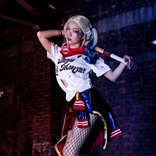 自殺小隊小丑女cosplay哈莉&middot;奎茵cos服裝正義聯盟X特遣隊萬聖節c 歷史價格詳細信息