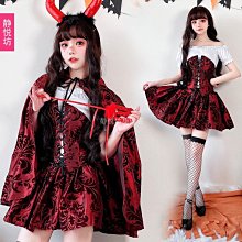 女巫 萬聖節服裝 漆皮黑色洋裝+女巫尖帽+蜘蛛網頸飾-愛衣朵拉C049 歷史價格詳細信息