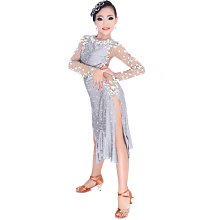 易匯空間 路其爾兒童拉丁舞錶演服裝演出拉丁舞服裝新款賽服新款L1920WD503 歷史價格詳細信息