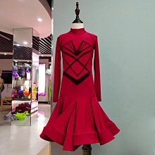 舞蹈服 拉丁舞 練功服拉丁舞裙兒童少兒網紗亮片裙節日演出服舞臺表演服比賽服蓬蓬裙女 歷史價格詳細信息