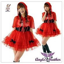 惡魔裝 小惡魔 紅色洋裝 平口連身裙 黑色澎紗裙 附贈紅色惡魔角頭飾+亮片惡魔叉子-愛衣朵拉C239 歷史價格詳細信息