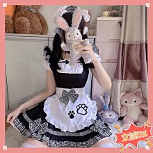 女僕裝軟妹cos日常大碼顯瘦套裝學生版小個子日系塔裙二次元 歷史價格詳細信息