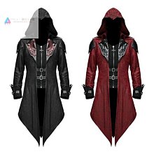 暗黑萬聖節吸血姬甜酷地雷系蝙蝠蕾絲領子黑紅色長短袖襯衫上衣 歷史價格詳細信息