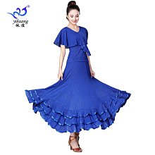 舞蹈服 拉丁舞 練功服拉丁舞廣場舞比賽服成人表演出網紗亮片練功服修身高腰蓬蓬裙 歷史價格詳細信息