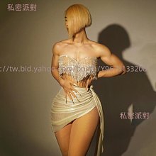 私密派對　-演出服-生日服裝時尚-性感-抹胸禮服水鉆寫真造型-夜店-酒吧舞臺派對 價格比較,價格查詢,歷史價格詳細信息