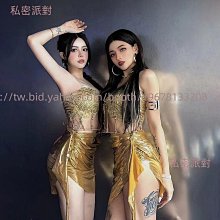 私密派對　歌手走秀閃亮華麗聚會亮片閃亮鏡片袖開叉酒吧派對舞臺演出 歷史價格詳細信息