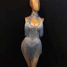 私密派對　才藝表演-演出服--夜店-酒吧修身連衣裙歌手服裝成人禮宴會派對禮服 歷史價格詳細信息