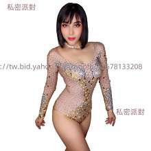 私密派對　-演出服-鉆石連體褲機械感連體衣干練職場舞會服裝酒吧-夜店-蹦迪生日 歷史價格詳細信息