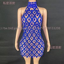 私密派對　-演出服-生日服裝時尚-性感-抹胸禮服水鉆寫真造型-夜店-酒吧舞臺派對 歷史價格詳細信息