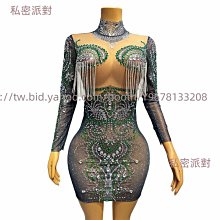 私密派對　綠色方鉆-簡約--復古-vintage祖母綠方鉆皮帶手帶手鏈寶石表帶夸張 歷史價格詳細信息