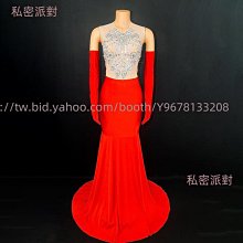 私密派對　生日服裝鉆石-演出服-歐美水鉆閃亮華麗顯瘦聚會-性感-緊身連衣裙 歷史價格詳細信息