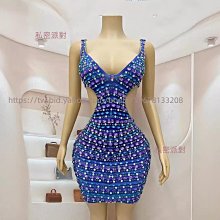 私密派對　才藝表演-演出服--夜店-酒吧修身連衣裙歌手服裝成人禮宴會派對禮服 歷史價格詳細信息