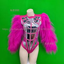 私密派對　鏡面拼接反光掛脖短裙舞臺走秀晚會派對T臺禮服帶流蘇帽子 歷史價格詳細信息