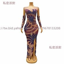 私密派對　紫色立體蝴蝶吊帶修身美式甜心派對聚會舞臺主持-演出服- 歷史價格詳細信息