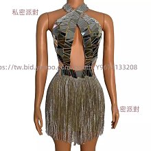 私密派對　-演出服-生日服裝時尚-性感-抹胸禮服水鉆寫真造型-夜店-酒吧舞臺派對 歷史價格詳細信息