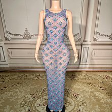 私密派對　生日長裙鉆石羽毛舞臺-演出服-聚會禮服高領璀璨亮鉆收腰緊身長袖羽 歷史價格詳細信息